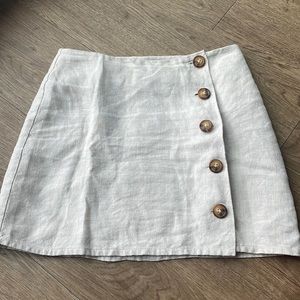 Reformation Linen Skirt
